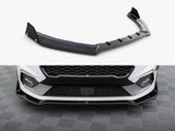 Front Splitter V.4 + Flaps compatible with Ford Fiesta ST / ST-Line Mk8