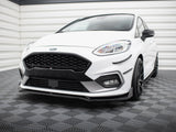 Front Splitter V.4 + Flaps compatible with Ford Fiesta ST / ST-Line Mk8