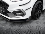 Front Splitter V.4 + Flaps compatible with Ford Fiesta ST / ST-Line Mk8