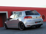 Rear Valance compatible with VW Golf VI With 1 Exhaust HOLE