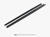 Side Skirts Diffusers compatible with Jaguar XE R-Dynamic X760 Facelift
