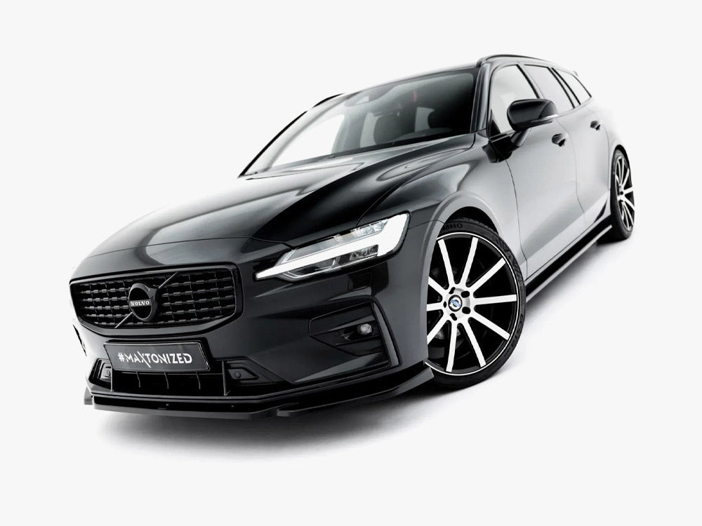 Front Splitter V.2 compatible with Volvo S60 / V60 R-Design Mk3
