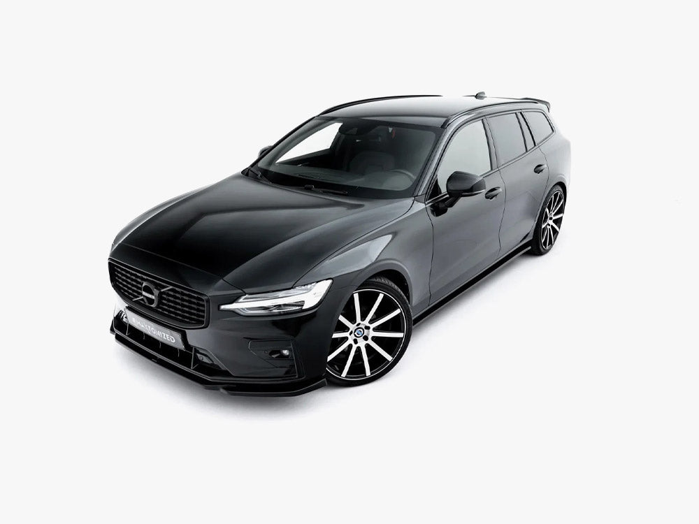 Front Splitter V.2 compatible with Volvo S60 / V60 R-Design Mk3