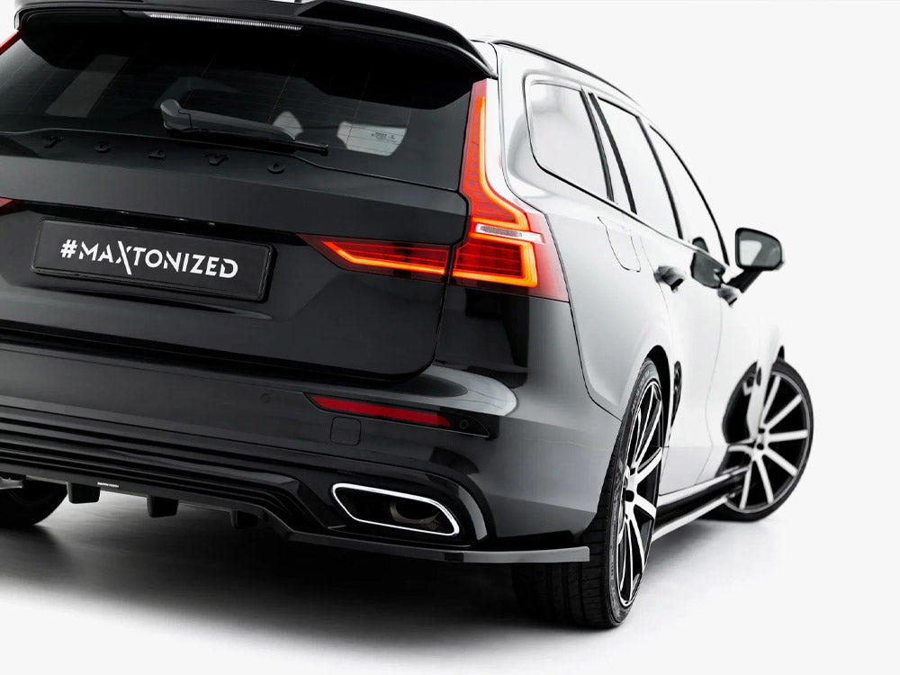 Rear Splitter (Vertical Bars) compatible with Volvo S60 / V60 R-Design Mk3
