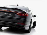 Rear Splitter (Vertical Bars) compatible with Audi A8 S Line Long D5 Facelift