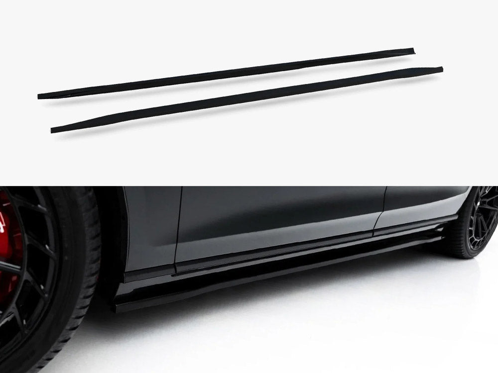 Side Skirt Diffusers compatible with Audi A8 S Line Long D5 / D5 Facelift
