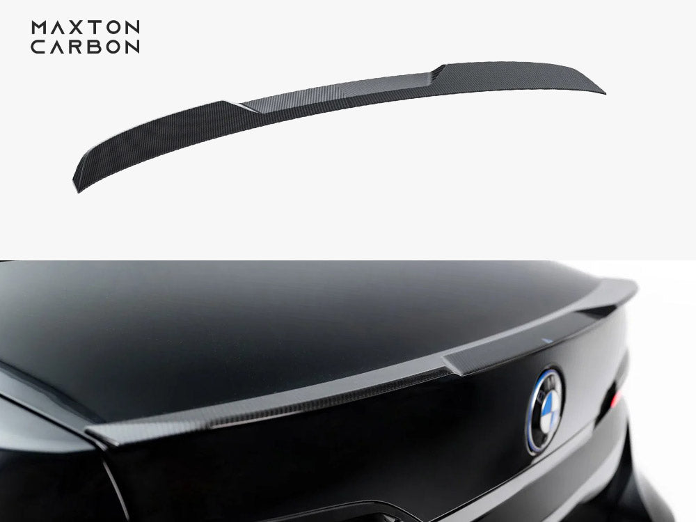 Prepreg Carbon Fiber Tailgate Spoiler (Lower) compatible with BMW 7 M-Pack / M760e / i7 M-Pack G70