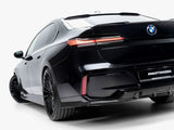 Prepreg Carbon Fiber Rear Splitter (Vertical Bars) compatible with BMW 7 M-Pack / i7 M-Pack G70