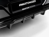 Prepreg Carbon Fiber Rear Splitter (Vertical Bars) compatible with BMW 7 M-Pack / i7 M-Pack G70