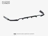 Prepreg Carbon Fiber Rear Splitter (Vertical Bars) compatible with BMW 7 M-Pack / i7 M-Pack G70