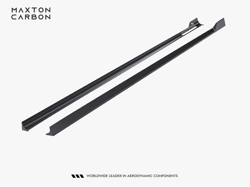Prepreg Carbon Fiber Side Skirts compatible with BMW 7 M-Pack / M760e / i7 M-Pack G70