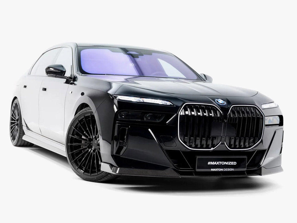 Prepreg Carbon Fiber Front Splitter compatible with BMW 7 M-Pack / M760e / i7 M-Pack G70