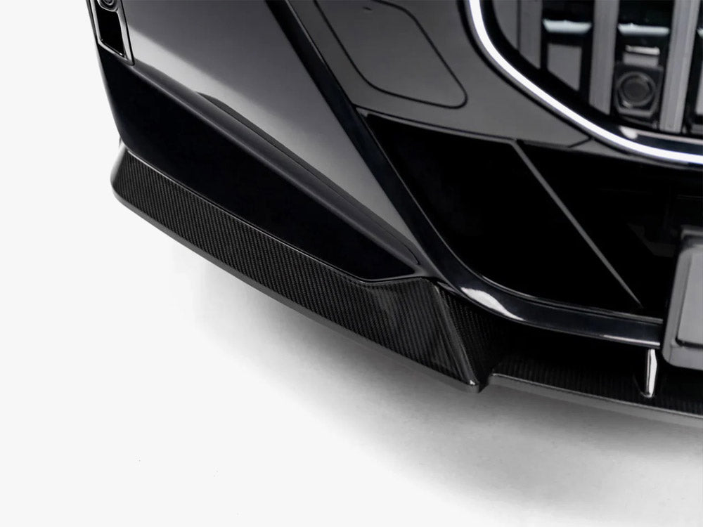 Prepreg Carbon Fiber Front Splitter compatible with BMW 7 M-Pack / M760e / i7 M-Pack G70