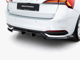 Rear Splitter (Vertical Bars) compatible with Skoda Scala Mk1 Facelift