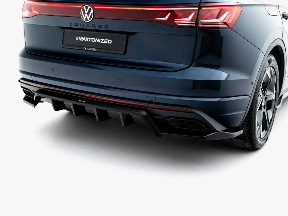 Rear Splitter (Vertical Bars) compatible with Volkswagen Touareg Elegance Mk3 Facelift