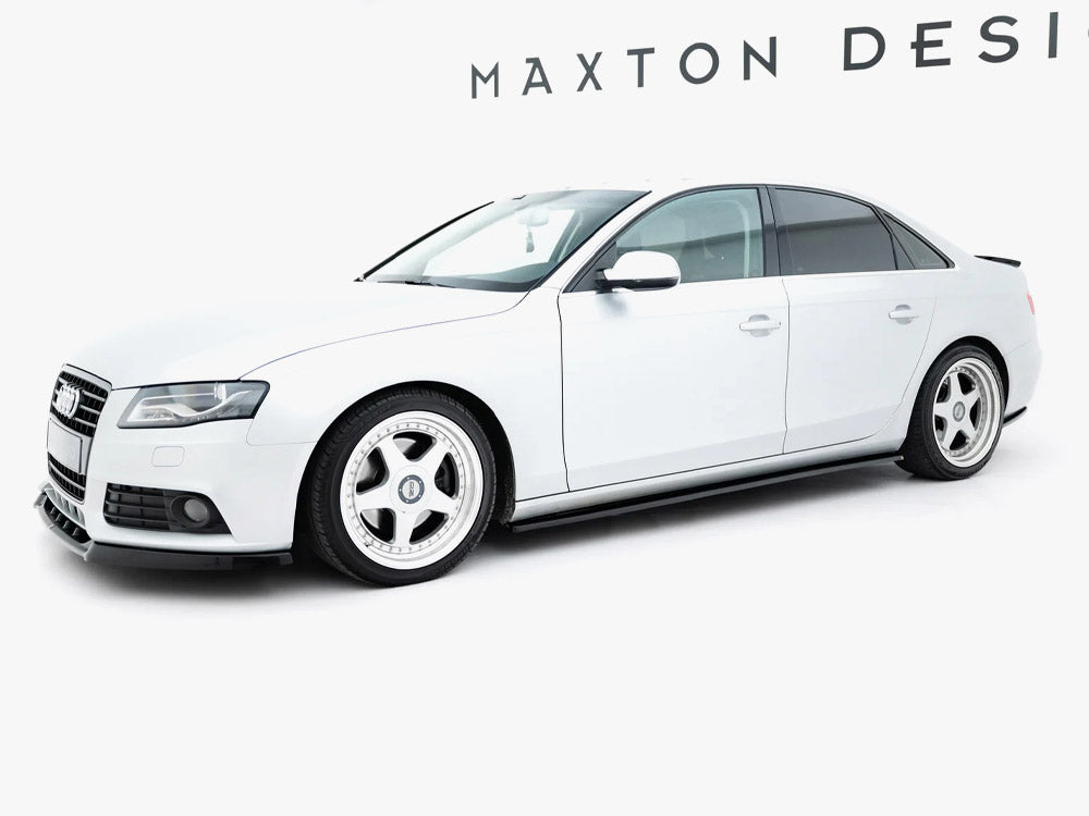 Side Skirt Diffusers V.1 compatible with Audi S4 / A4 / A4 S Line Sedan / Avant B8 / B8 Facelift