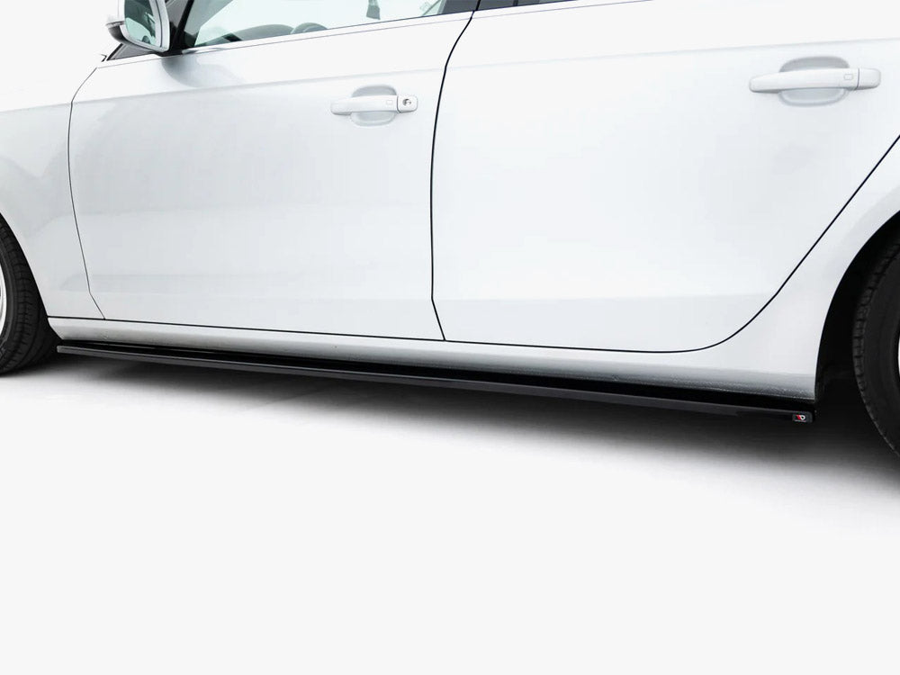 Side Skirt Diffusers V.1 compatible with Audi S4 / A4 / A4 S Line Sedan / Avant B8 / B8 Facelift