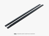 Side Skirt Diffusers V.1 compatible with Audi S4 / A4 / A4 S Line Sedan / Avant B8 / B8 Facelift