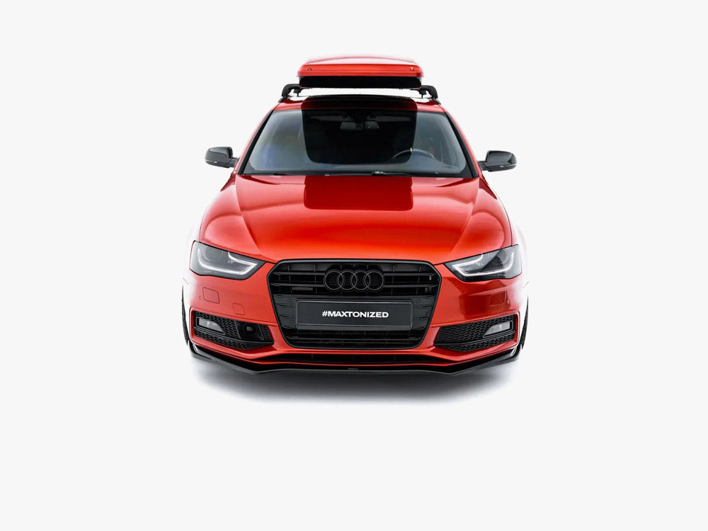 Front Splitter V.4 compatible with Audi A4 S Line / S4 B8 Facelift