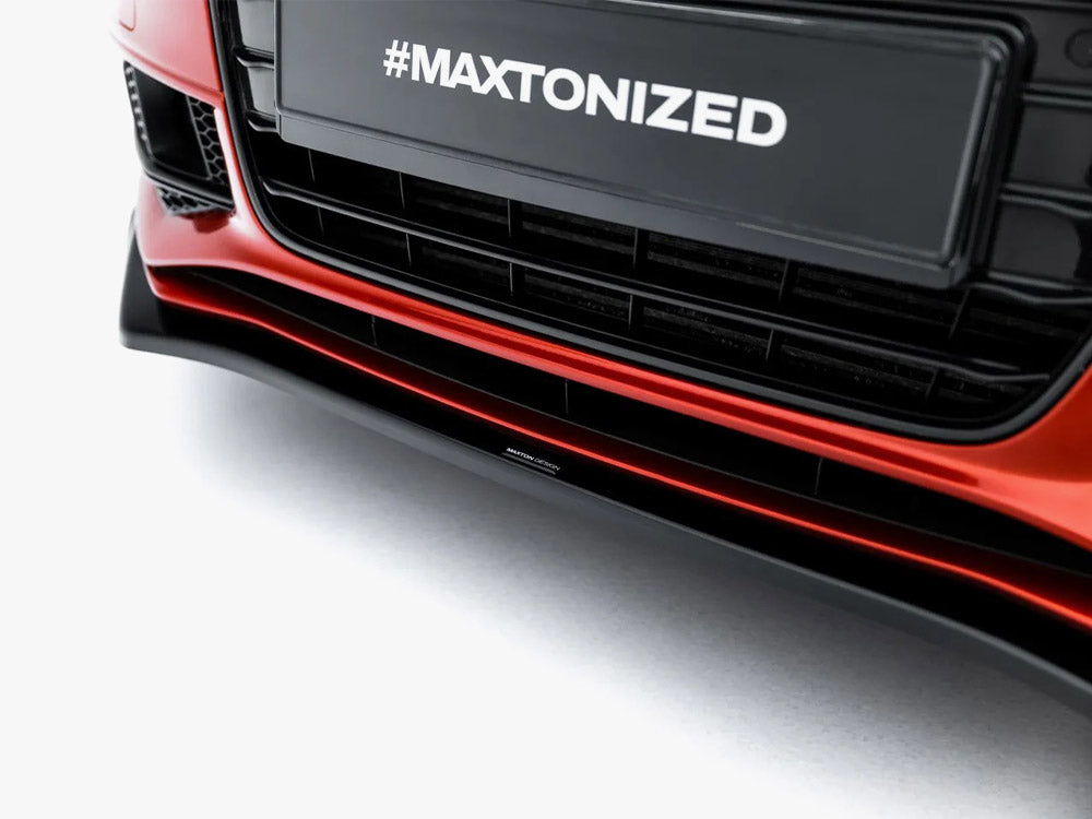 Front Splitter V.4 compatible with Audi A4 S Line / S4 B8 Facelift