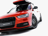 Front Splitter V.4 compatible with Audi A4 S Line / S4 B8 Facelift
