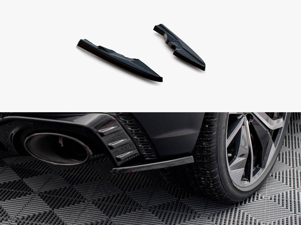 Rear Side Splitters V.2 compatible with Audi RS Q8 Mk1