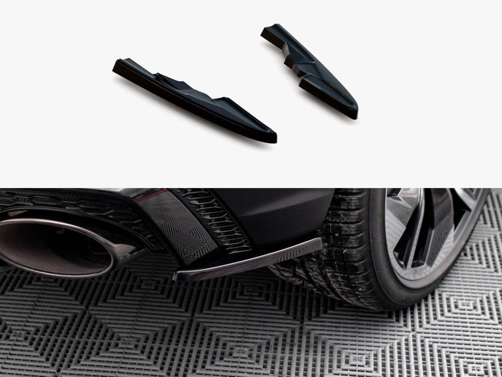 Rear Side Splitters compatible with Audi RS Q8 Mk1