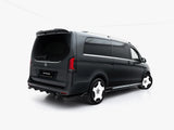 Rear Splitter (Vertical Bars) compatible with Mercedes-Benz V AMG Line W447 Facelift 2