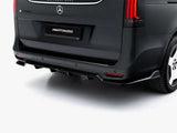 Rear Splitter (Vertical Bars) compatible with Mercedes-Benz V AMG Line W447 Facelift 2