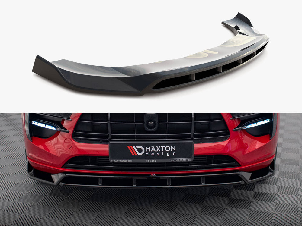 Front Splitter V.2 compatible with Porsche Macan GTS / Sport Design Mk1 Facelift