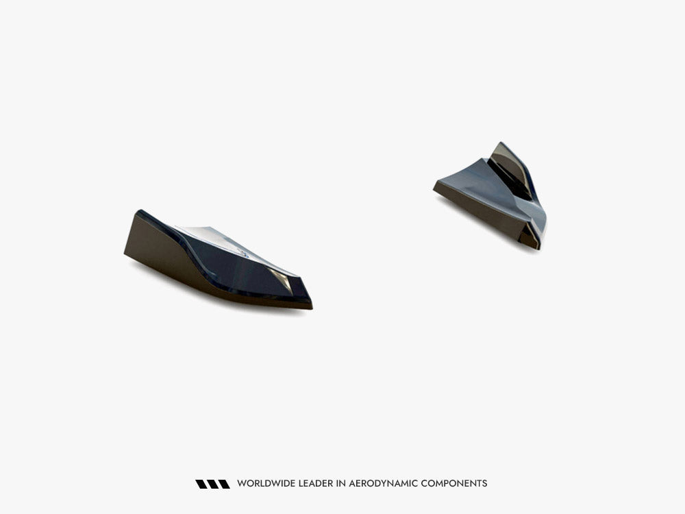 Rear Side Splitters compatible with Porsche Macan GTS / Sport Design Mk1 Facelift