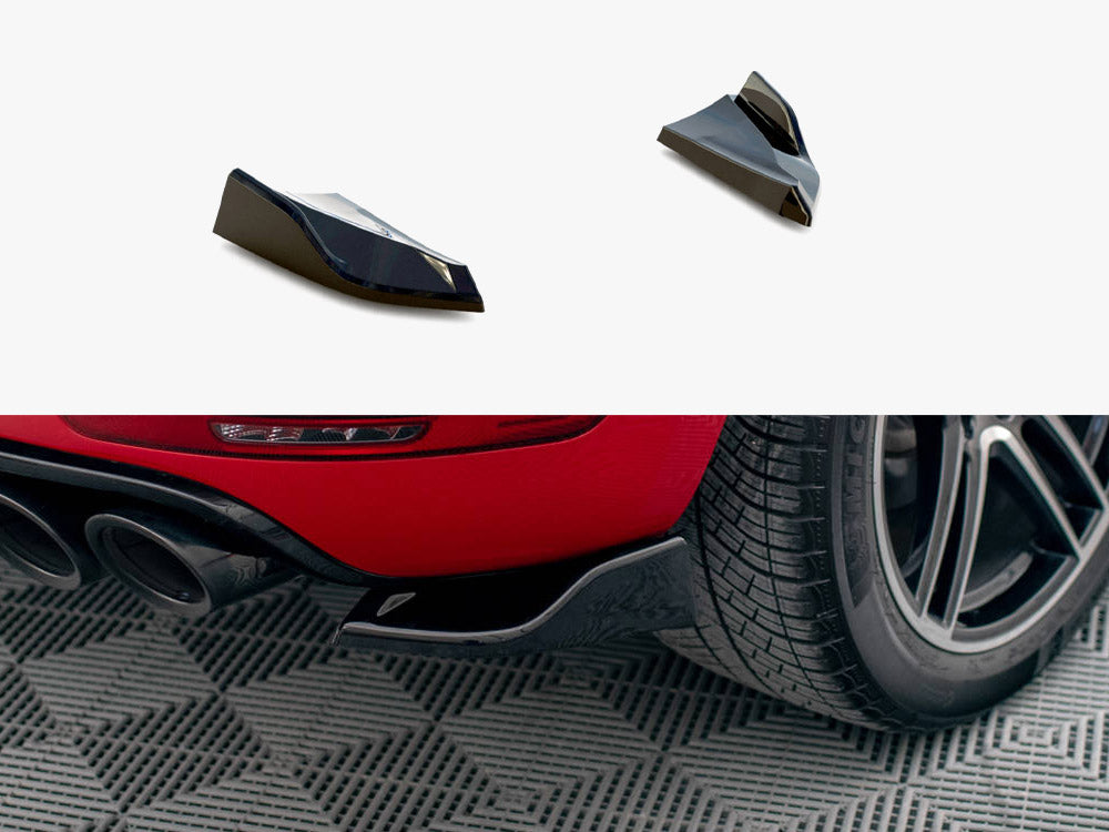 Rear Side Splitters compatible with Porsche Macan GTS / Sport Design Mk1 Facelift