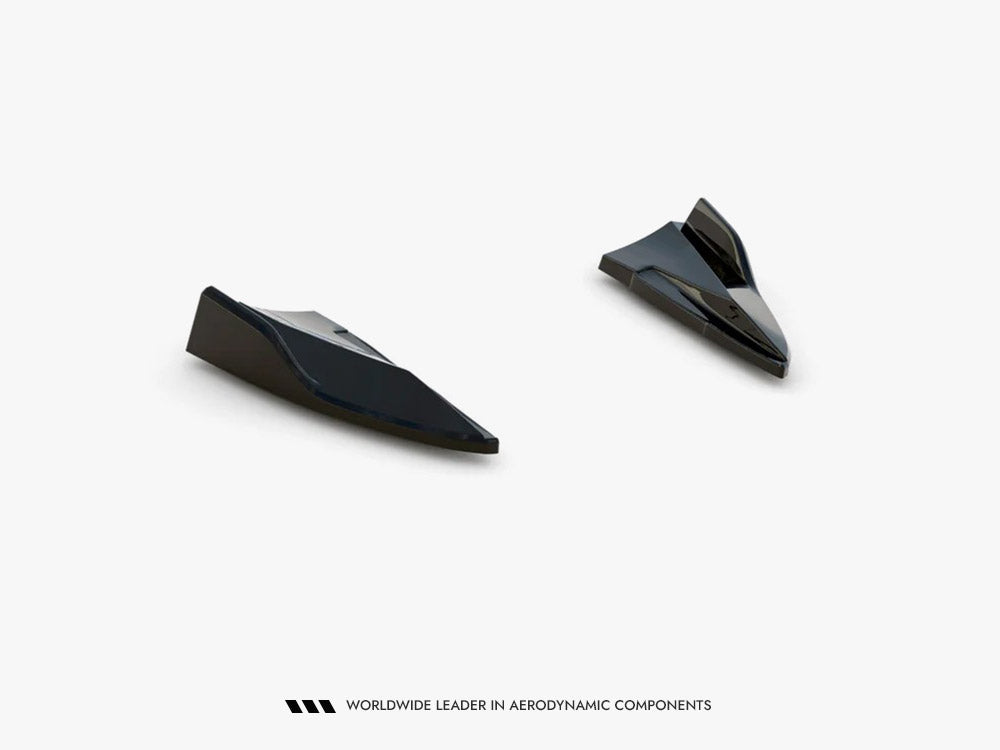 Rear Side Splitters V.2 compatible with Porsche Macan GTS / Sport Design Mk1 Facelift