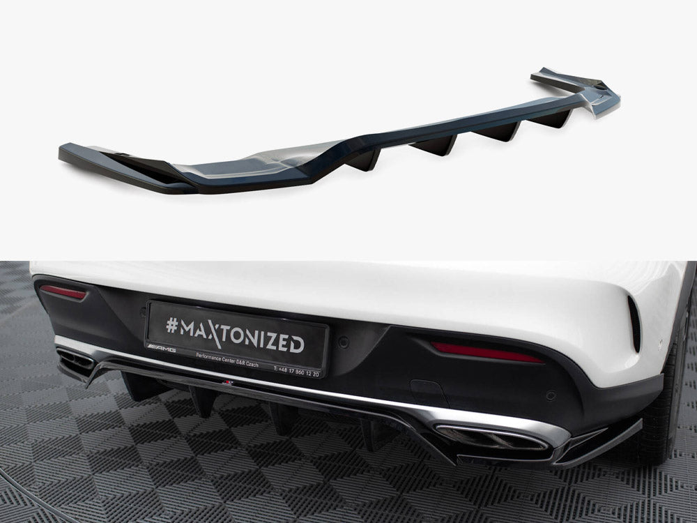 Rear Splitter (Vertical Bars) compatible with Mercedes-AMG GLE 43 Coupe C292