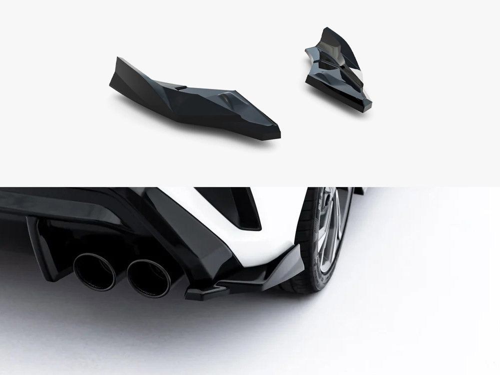 Rear Side Splitters V.4 compatible with Audi S3 Sportback Facelift