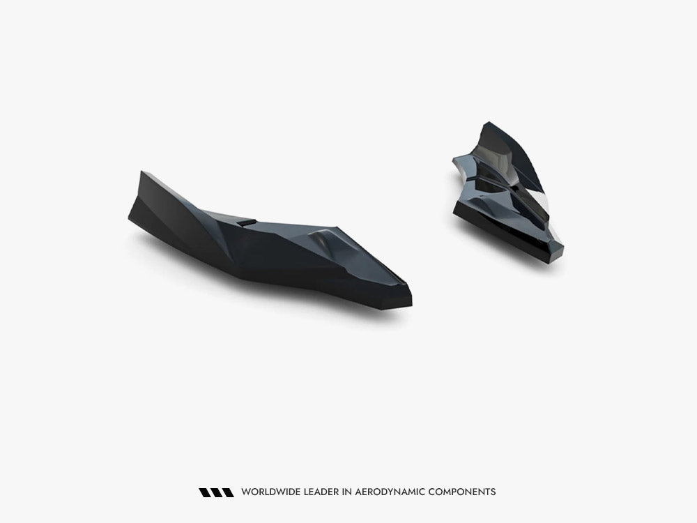 Rear Side Splitters V.4 compatible with Audi S3 Sportback Facelift