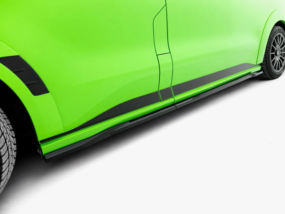 Side Skirt Diffusers compatible with Ford Transit Custom MSRT L2 Mk2