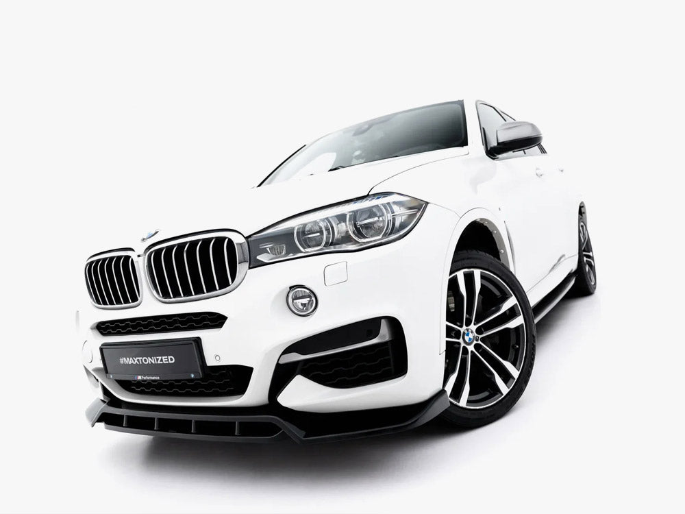 Front Splitter V.2 compatible with BMW X6 M Sport F16