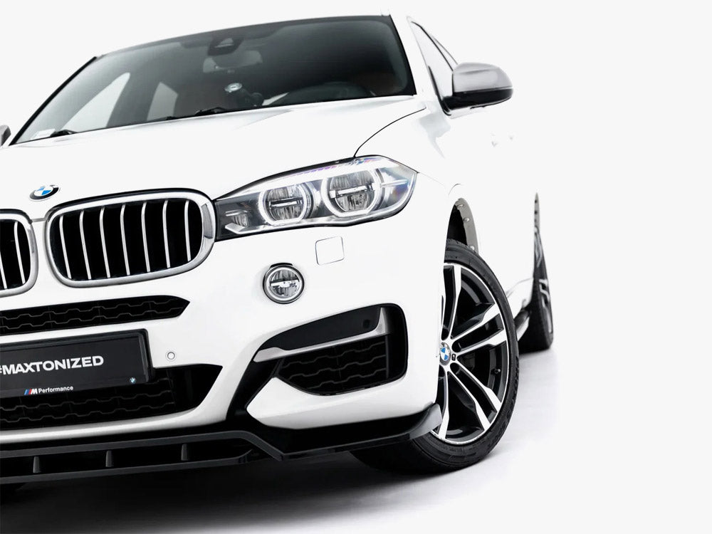 Front Splitter V.2 compatible with BMW X6 M Sport F16