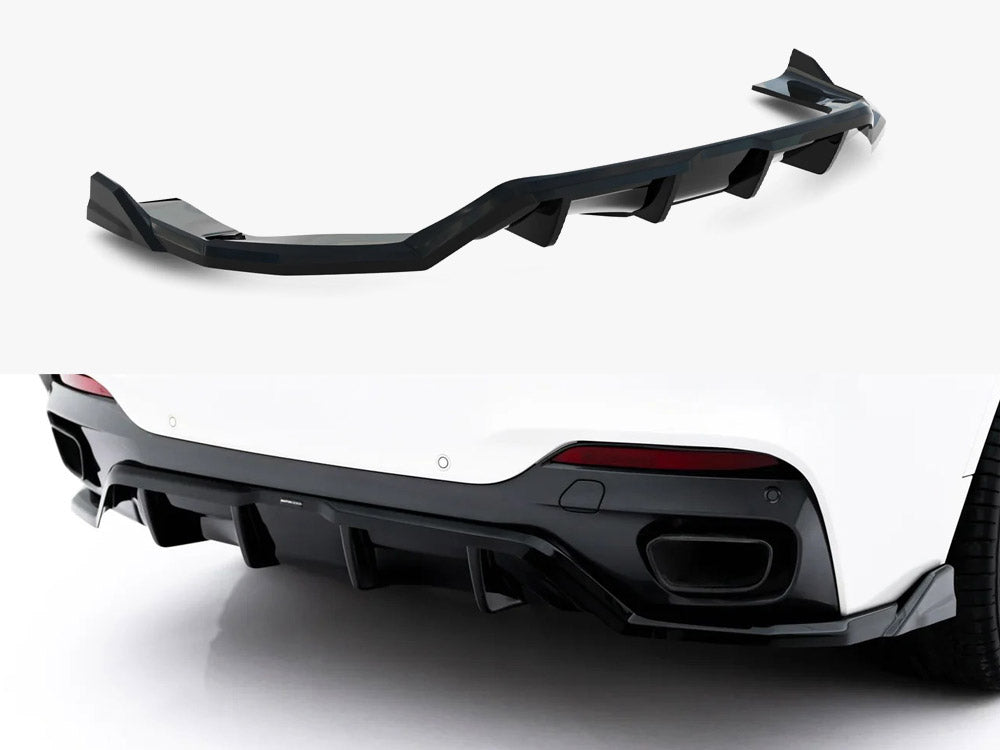 Rear Splitter (Vertical Bars) compatible with BMW X6 M-Pack F16