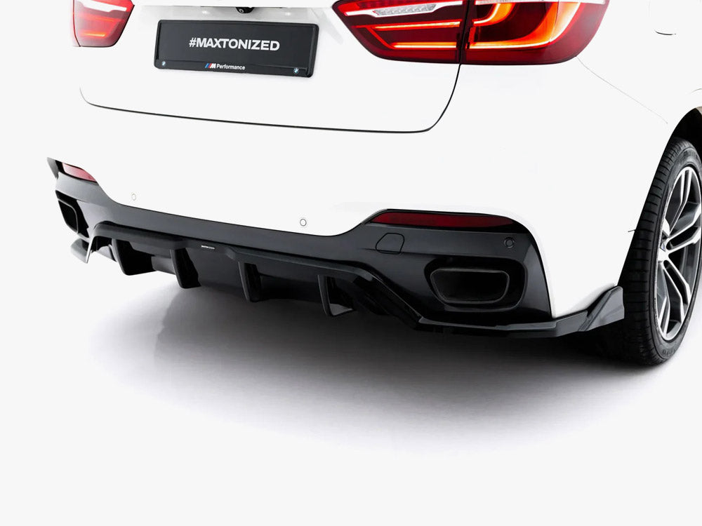 Rear Splitter (Vertical Bars) compatible with BMW X6 M-Pack F16