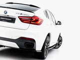 Rear Side Splitters compatible with BMW X6 M-Pack F16