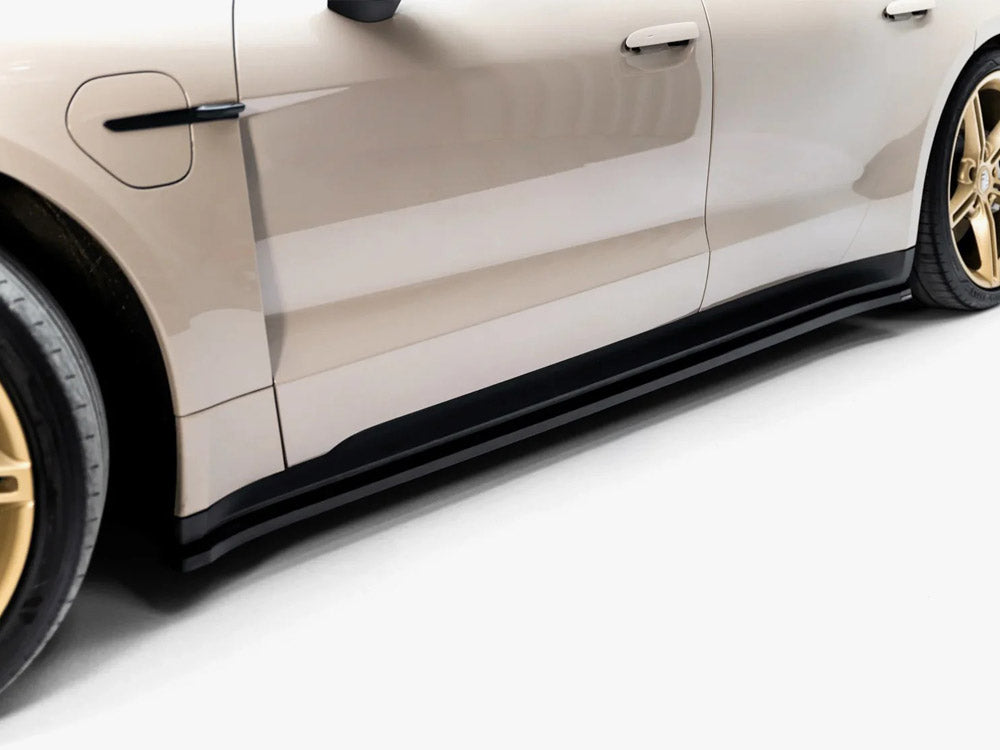 Side Skirt Diffusers compatible with Porsche Taycan / Taycan 4 / Taycan 4S / Taycan GTS Mk1