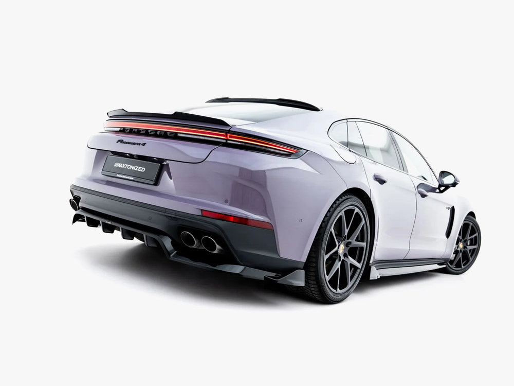 Rear Splitter (Vertical Bars) compatible with Porsche Panamera 4 / 4S E-Hybrid / 4 E-Hybrid 972