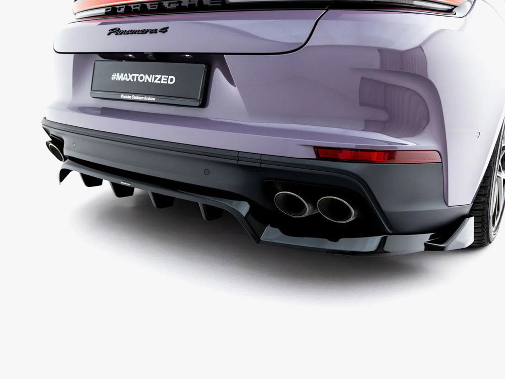Rear Splitter (Vertical Bars) compatible with Porsche Panamera 4 / 4S E-Hybrid / 4 E-Hybrid 972