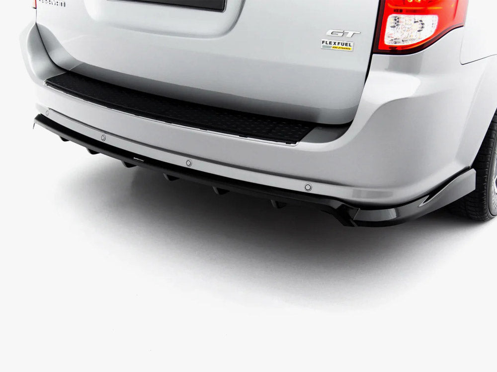 Rear Splitter (Vertical Bars) compatible with Dodge Grand Caravan Mk5 Facelift