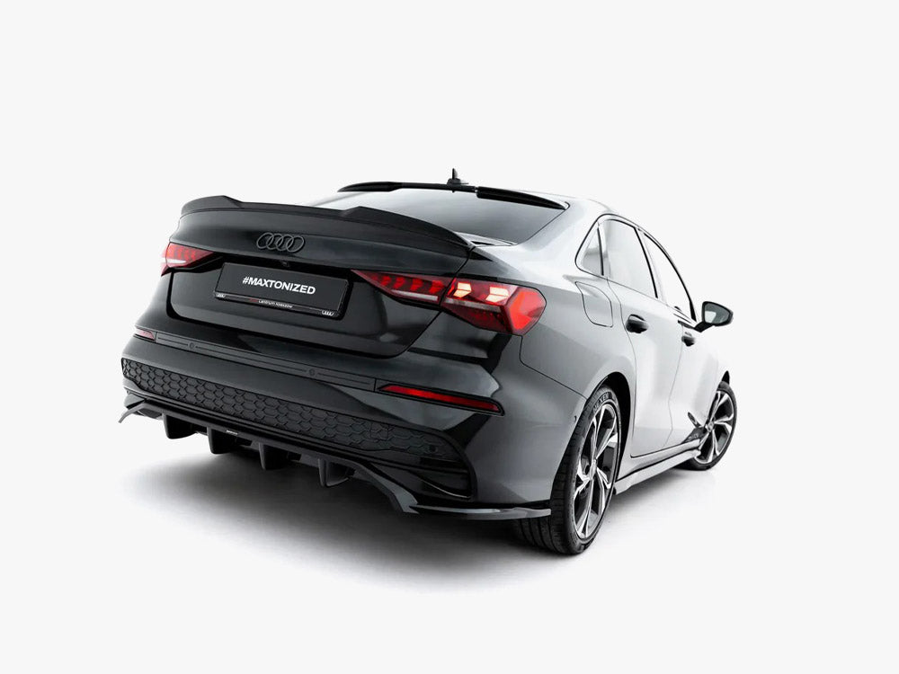 Rear Splitter (Vertical Bars) compatible with Audi A3 Sedan 8Y Facelift