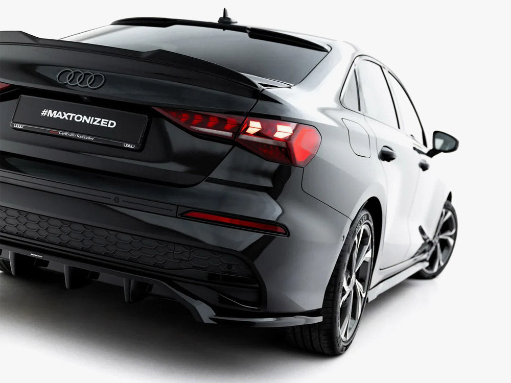 Rear Splitter (Vertical Bars) compatible with Audi A3 Sedan 8Y Facelift