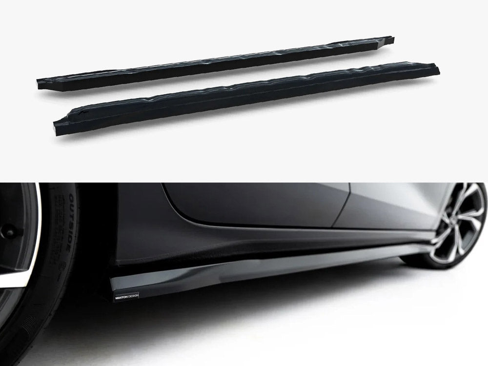 Side Skirt Diffusers compatible with Audi A3 Sedan 8Y Facelift