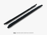 Side Skirt Diffusers compatible with Audi A3 Sedan 8Y Facelift
